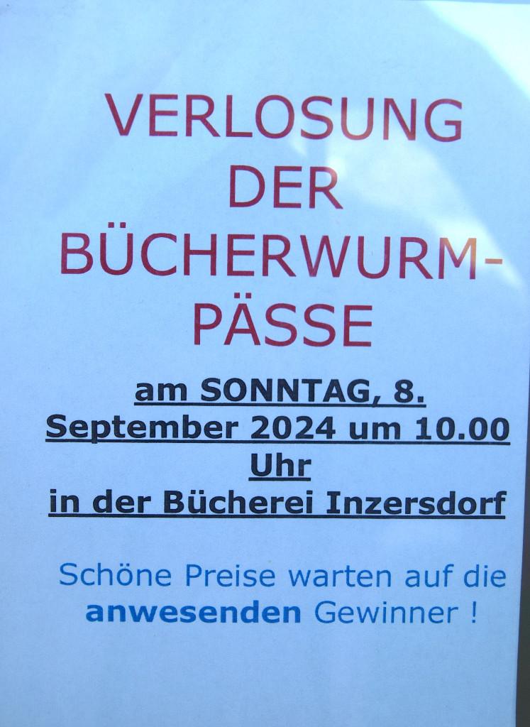 Lesepassverlosung 2024 